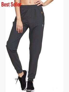 Women's Joggers Quick Dry Lightweight Workout Pants with Zipper Pockets